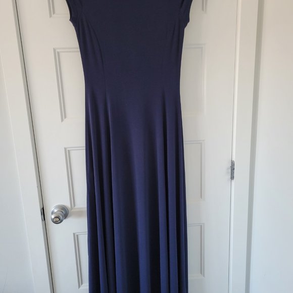 Navy Blue Maxi Dress - Picture 3 of 3